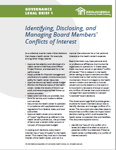Identifying, Disclosing, and Managing Board Members’ Conflicts of Interest (Governance Legal Brief 1)