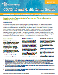 Focusing on the Future: Strategic Planning and Thinking During the COVID-19 Pandemic / Enfoque en el futuro: planificación y pensamiento estratégicos durante la pandemia de la COVID-19