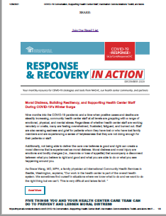 COVID-19 Response and Recovery E-Newsletter