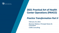 Practice Transformation Part Il icon