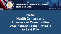 Health Centers and Underserved Communities: Vaccinations From First Mile to Last Mile icon