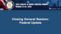 Closing General Session: Federal Update icon