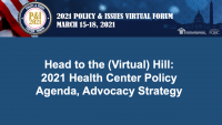 Head to the (Virtual) Hill: 2021 Health Center Policy Agenda, Advocacy, Strategy, and How to Move Congress to ACT! icon