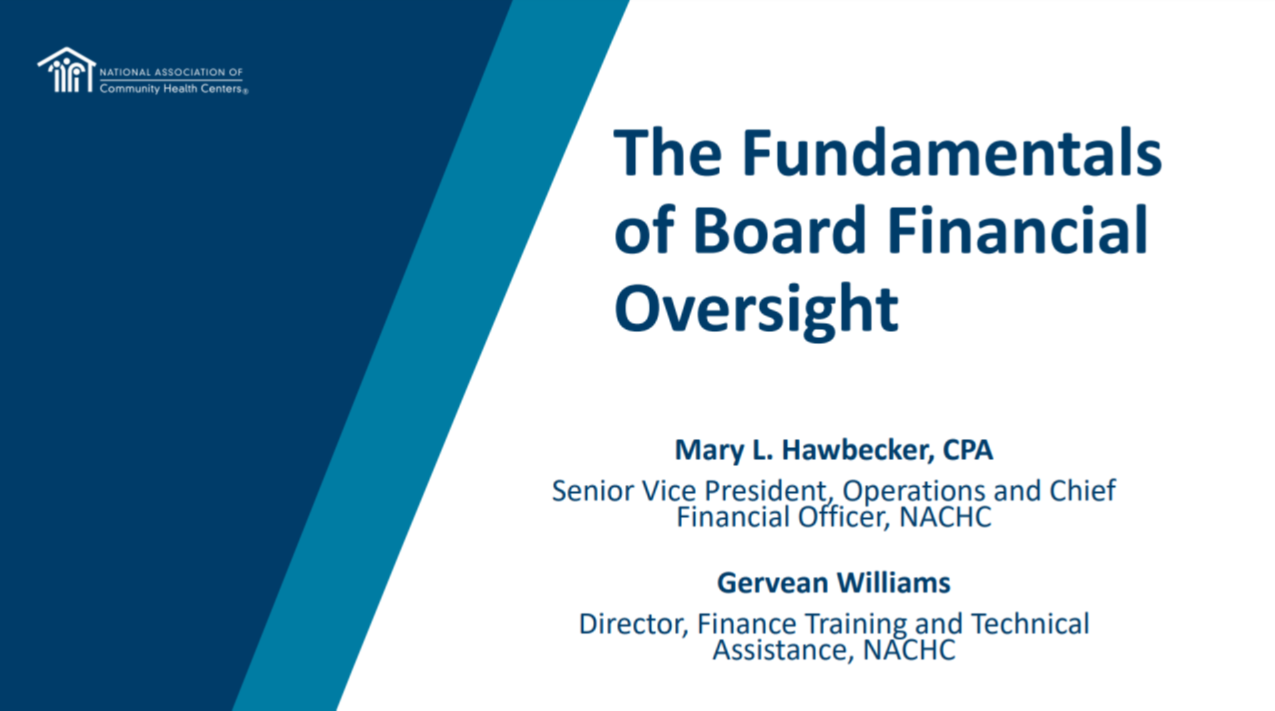Board Member Boot Camp Part 2: The Fundamentals of Board Financial Oversight icon