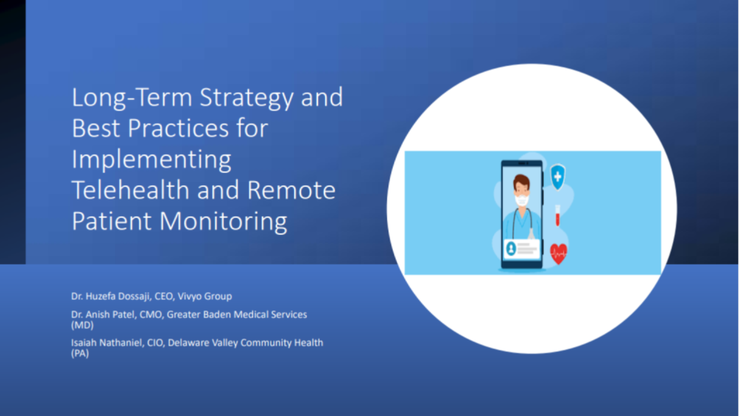 Long-Term Strategy and Best Practices for Implementing Telehealth and Remote Patient Monitoring icon
