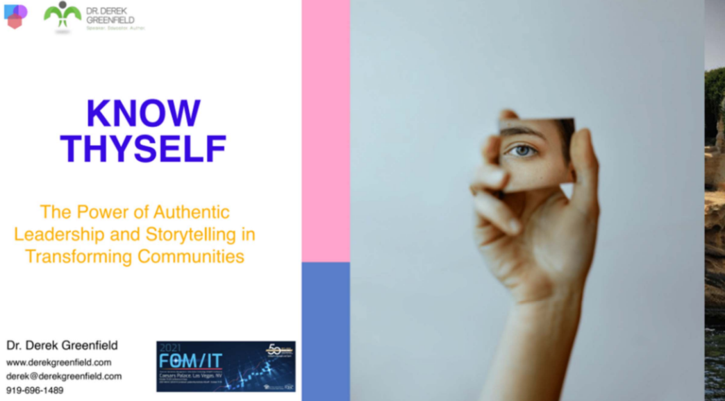 Know Thyself: The Power of Authentic Leadership and Storytelling in Transforming Communities icon