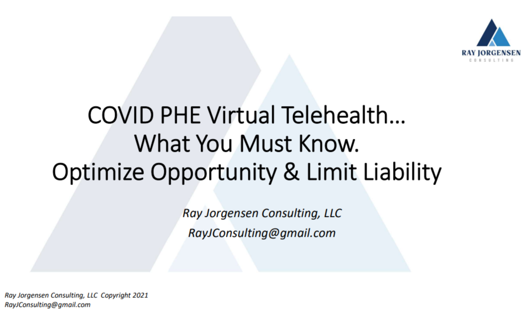 Telehealth Compliance…Optimize Opportunity and Limit Liability - NTTAP Featured icon