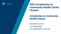 Introduction to Community Health Finance icon