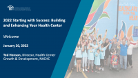 Day 2 Welcome + Health Center Operations: Staffing Your Health Center icon