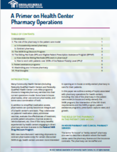 Primer on Health Center Pharmacy Operations