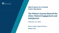 The Patient Journey Beyond the Clinic: Patient Engagement and Satisfaction + Wrap Up icon