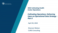 Cultivating Operations: Delivering Upon an Operational Data Strategy - Part II icon