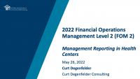 Management Reporting in Health Centers icon