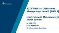 Leadership and Management in Health Centers icon