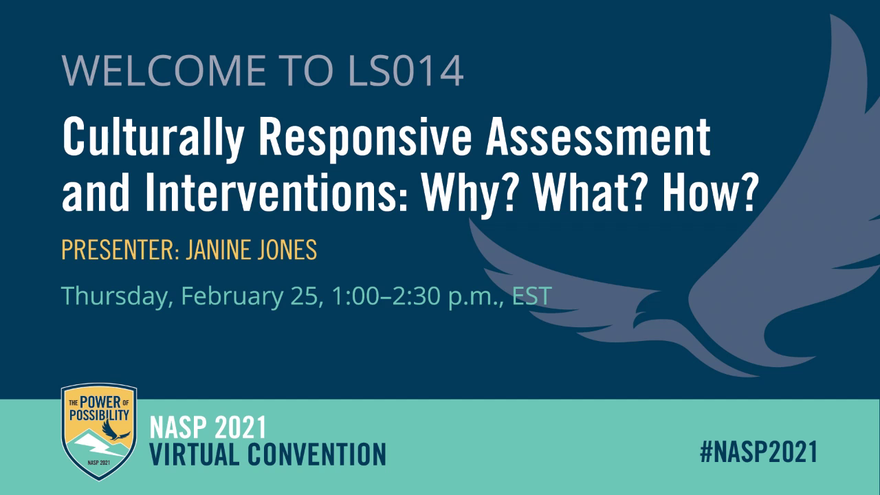 Culturally Responsive Assessment And Interventions Why What How 