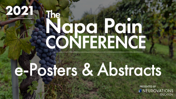 2021 Napa Pain Conference | ePosters & Abstracts