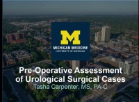 Pre-Operative Assessment of Urological Surgical Cases