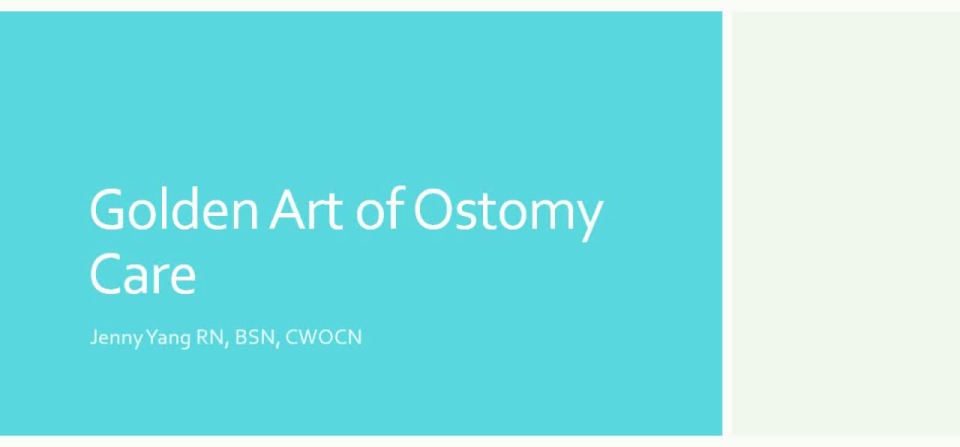 Golden Art of Ostomy Care