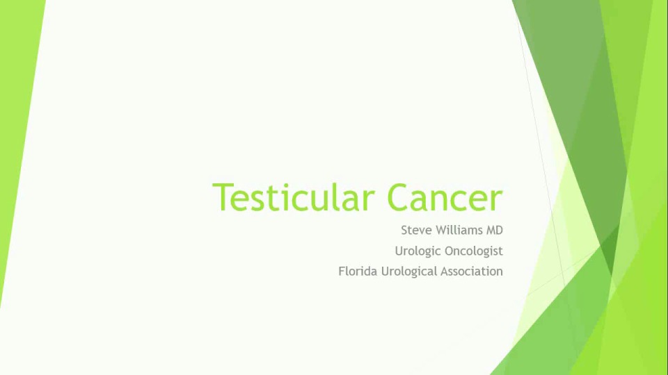 Testicular Cancer Made Easy in 45 Minutes