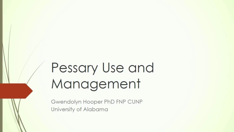 Pessary Use and Management