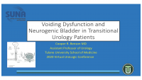 Voiding Dysfunction and Neurogenic Bladder in Transitional Urology Patients icon