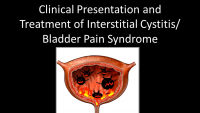 Clinical Presentation and Treatment of Bladder Pain Syndrome/Interstitial Cystitis