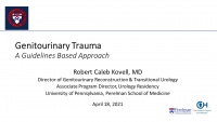 Urologic Trauma in 2021:  A Guidelines Based Overview