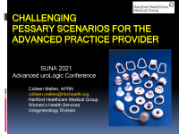 Challenging Pessary Scenarios for the Advanced Practice Provider