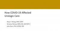 How COVID19 Affected Urologic Care icon