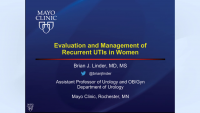Evaluation and Management of Recurrent UTIs in Women icon
