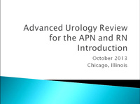 Advanced Urologic Review for the RN and APN