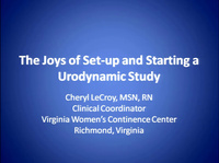 Basic Urodynamics: How to Set Up and Start a Study Video  icon