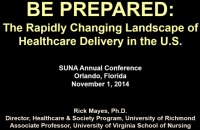 Be Prepared! The Rapidly Changing Landscape of Healthcare Delivery in the U.S. icon