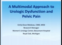 A Multimodal Approach to Urologic Dysfunction and Pelvic Pain