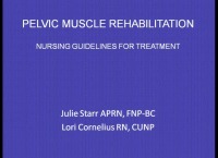 Pelvic Muscle Rehabilitation: Nursing Guidelines for Treatment icon