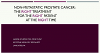 Lunch Symposium - Non-Metastitic Prostate Cancer: The Right Treatment for the Right Patient at the Right Time  icon