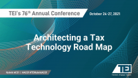 Architecting a Tax Technology Road Map