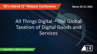 All Things Digital – The Global Taxation of Digital Goods and Services