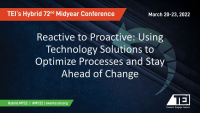 Reactive to Proactive: Using Technology Solutions to Optimize Processes and Stay Ahead of Change