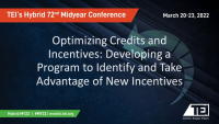Optimizing Credits and Incentives: Developing a program to Identify and Take Advantage of New Incentives
