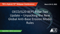 OECD/G20 BEPS Pillar Two Update – Unpacking the New Global Anti-Base Erosion Model Rules
