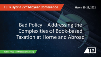 Bad Policy – Addressing the Complexities of Book-based Taxation at Home and Abroad