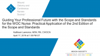 Guiding Your Professional Future with the Scope and Standards for the WOC Nurse: Practical Application of the 2nd Edition of the Scope and Standards icon