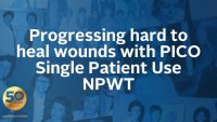 Progressing hard to heal wounds with PICO Single Patient Use NPWT icon