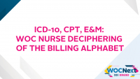 ICD-10, CPT, E&M: WOC Nurse Deciphering of the Billing Alphabet icon