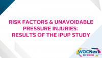 Risk Factors & Unavoidable Pressure Injuries: Results of the IPUP Study icon