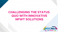 Challenging the Status Quo with Innovative NPWT Solutions icon
