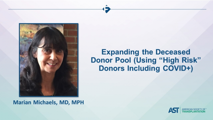 Expanding the Deceased Donor Pool (Using "High Risk" Donors Including COVID+) icon