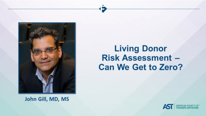 Living Donor Risk Assessment - Can We Get to Zero? icon