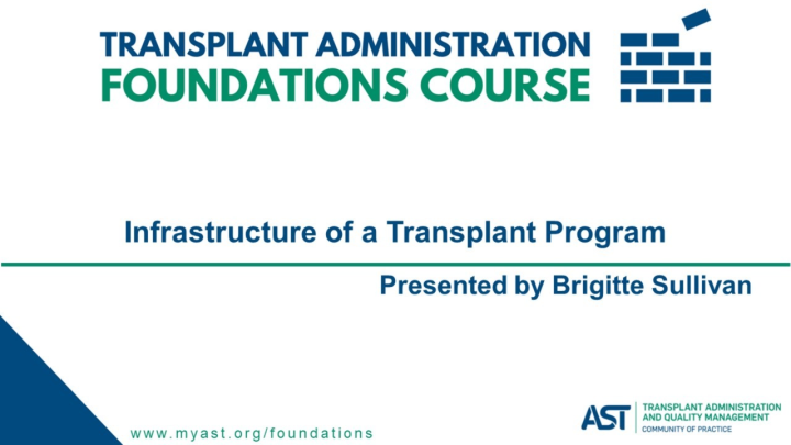 Infrastructure of a Transplant Program icon